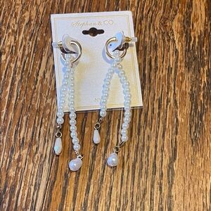 Pearl Dangle Earrings